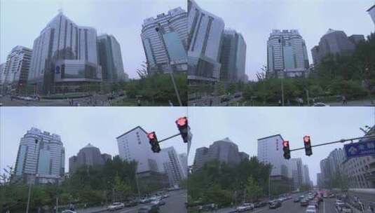 北京金融大街大摇臂拍摄11高清在线视频素材下载