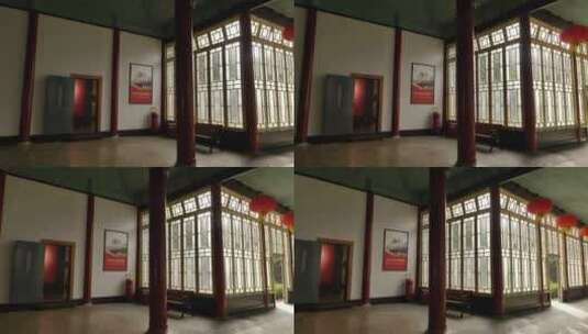 南京总统府内建筑高清在线视频素材下载