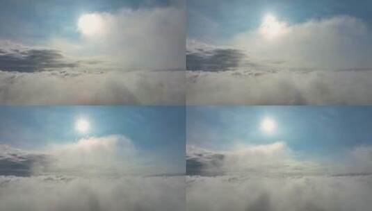 武汉夏日天空积云风光高清在线视频素材下载