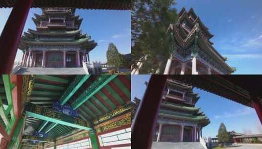 中式古建筑 山西古建筑 中华建筑文化高清在线视频素材下载