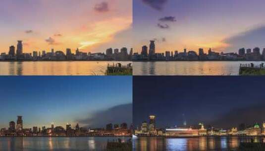 上海外滩延时风景高清在线视频素材下载