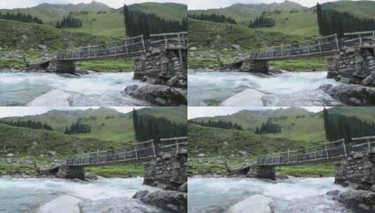 小桥流水高清在线视频素材下载
