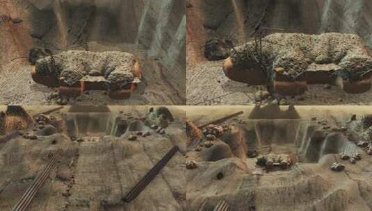 石犀挖掘高清在线视频素材下载