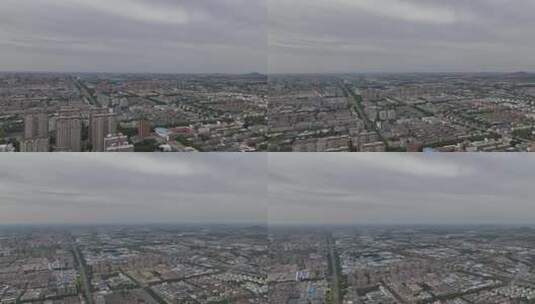 淄博城市空镜航拍高清在线视频素材下载