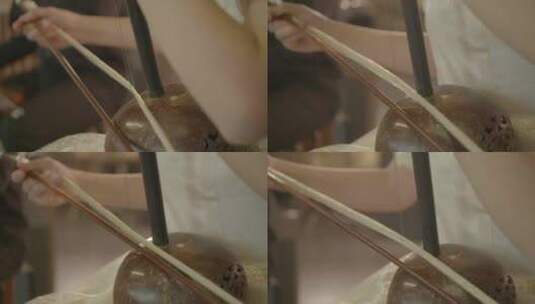 唯美拉椰胡演奏黎族汉族弓拉弦鸣传统乐器高清在线视频素材下载