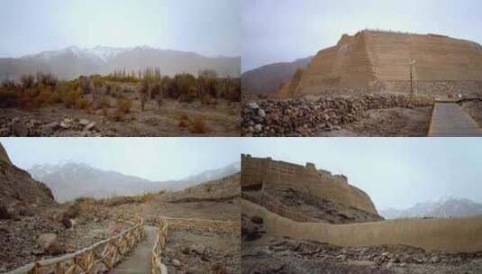 （合集）新疆石头城古城遗址历史传统文化高清在线视频素材下载