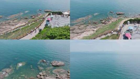 青岛夏天燕儿岛高清在线视频素材下载