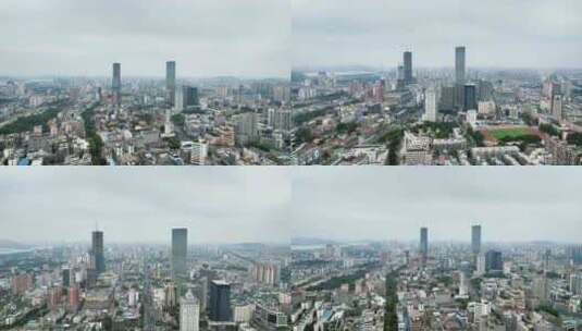 江苏徐州城市最高楼建筑航拍高清在线视频素材下载