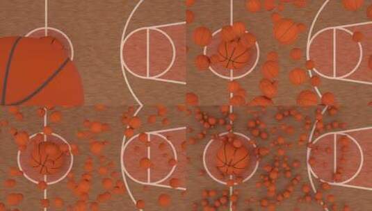 篮球背景高清在线视频素材下载