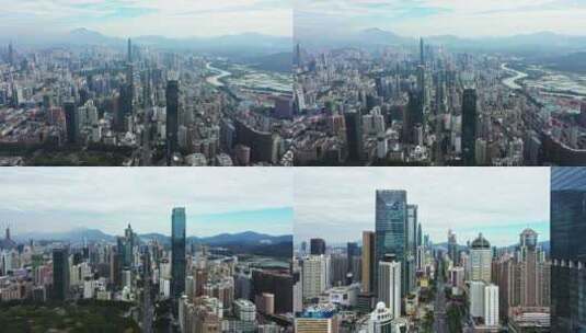 深圳城市航拍4k高清在线视频素材下载