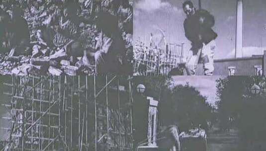 40年代 东北解放区工业 造纸厂高清在线视频素材下载