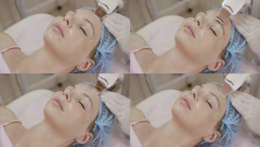现代美容水疗中心的专业护肤护理高清在线视频素材下载