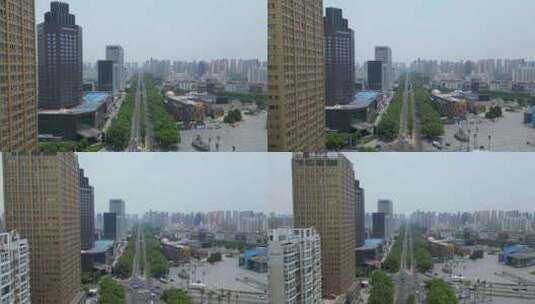 安徽蚌埠金融中心高清在线视频素材下载