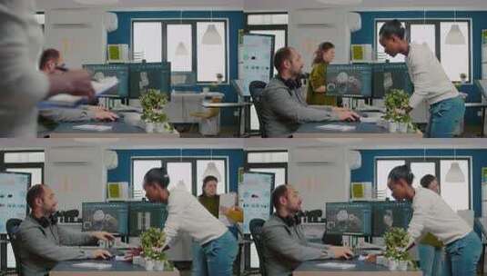 非洲项目经理来到技术设计师处，讨论改造电高清在线视频素材下载