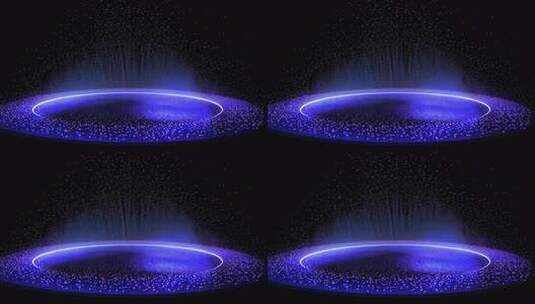 全息抽象科技感粒子动画高清在线视频素材下载