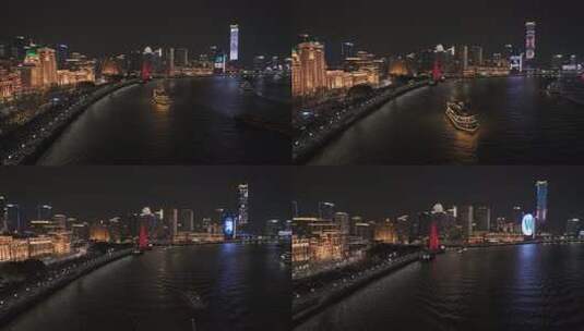 上海外万国建筑群高清在线视频素材下载
