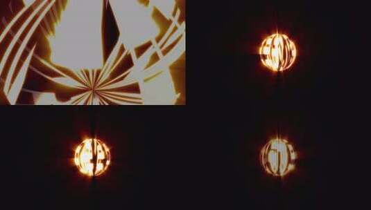 立体球体发光效果高清在线视频素材下载