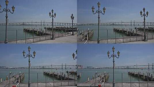 中国澳门特别行政区渔人码头高清在线视频素材下载