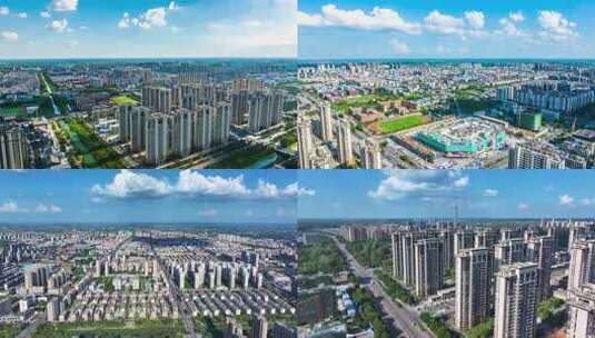 利辛航拍大景空镜素材高清在线视频素材下载