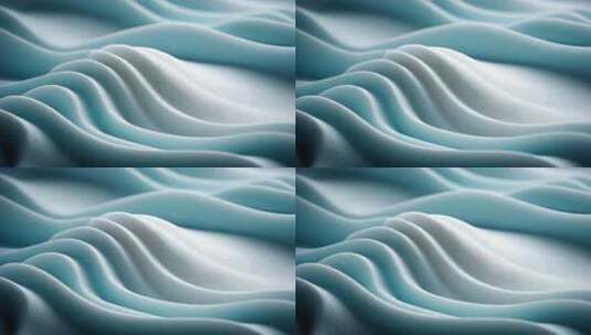 柔软海绵波浪起伏的舒缓质感高清在线视频素材下载