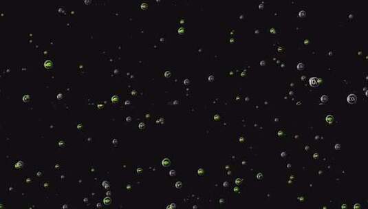 氧气泡泡空气带通道高清在线视频素材下载