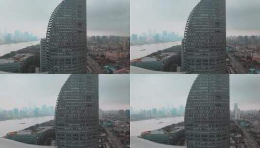 杨浦滨江国际大厦高清在线视频素材下载