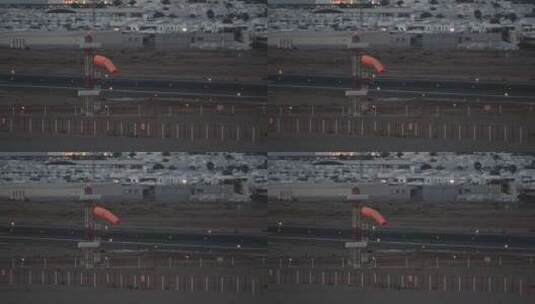安静的机场跑道高清在线视频素材下载