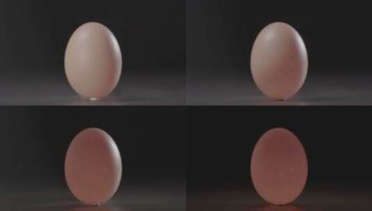 不同光影下的鸡蛋LOG高清在线视频素材下载