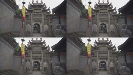 湖州南浔古镇小莲庄刘氏家庙4K实拍视频高清在线视频素材下载