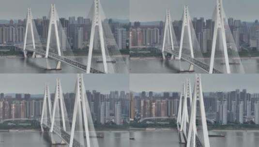 武汉二七长江大桥高清在线视频素材下载
