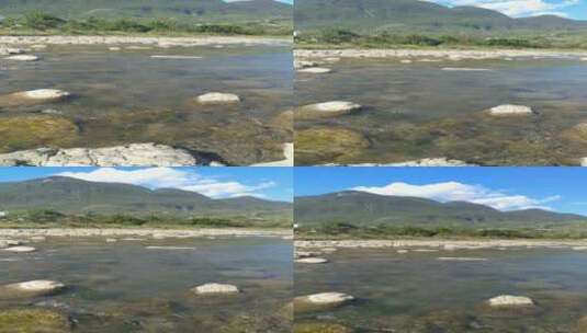大山河水水流高清在线视频素材下载