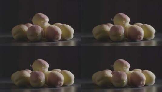 熟透的杏子影棚拍摄LOG高清在线视频素材下载