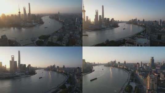 上海东方明珠日景晨光高清在线视频素材下载