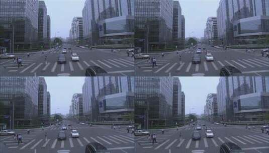北京金融大街大摇臂拍摄12高清在线视频素材下载