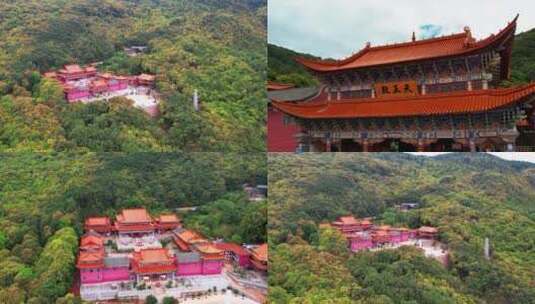 佛教寺庙 玉溪江城北山寺高清在线视频素材下载