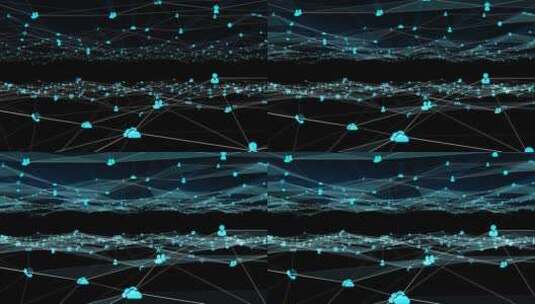 【带通道】5g网络信号连接和数据传输高清在线视频素材下载