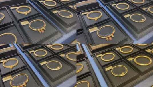 济南银座商场，服装服饰、黄金珠宝展示高清在线视频素材下载
