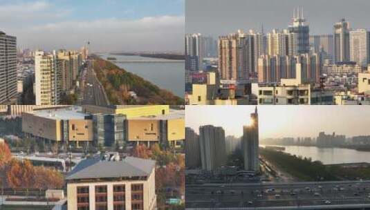 洛阳王城高架桥车水马龙城建高清在线视频素材下载