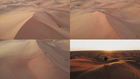 4k实拍大气震撼沙漠意境高清在线视频素材下载