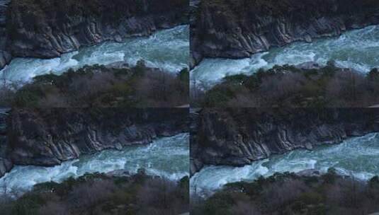 险峻的峡谷高清在线视频素材下载