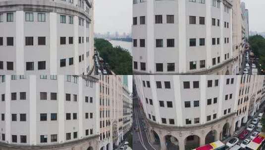 【4K】广州城市风光复古建筑高清在线视频素材下载