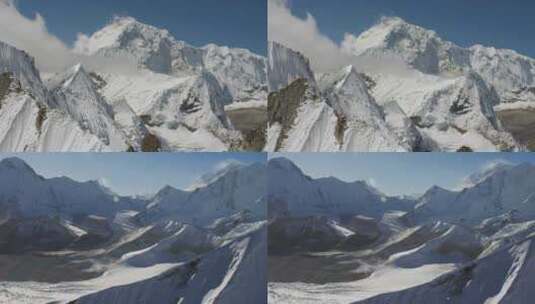 高山冰川雪原高清在线视频素材下载