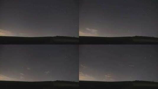 夜空的延时拍摄高清在线视频素材下载