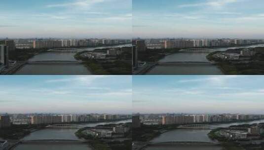 浙江宁波城市风光竖屏航拍高清在线视频素材下载