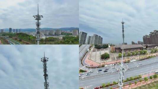 5G信号塔高清在线视频素材下载