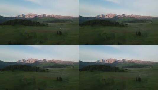 阿尔卑斯高山草甸风景高清在线视频素材下载