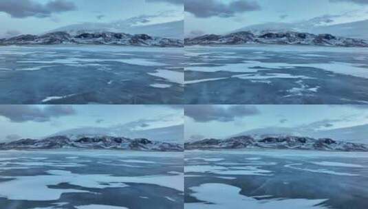 冬季赛里木湖高清在线视频素材下载