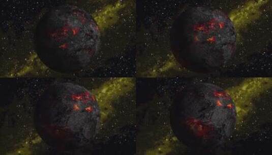 太阳行星动画高清在线视频素材下载