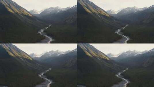 4k风景西藏云南雪山河流山川高清在线视频素材下载
