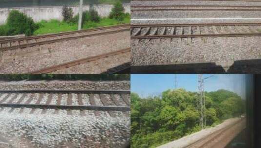 火车轨道铁路交通运输实拍高清在线视频素材下载